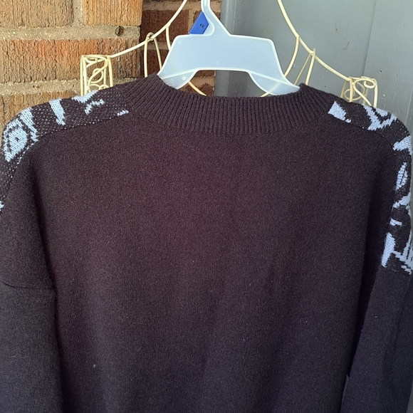 NWOT- Shein Color block, graphic print, sweater, Size 2X. - Picture 6 of 14